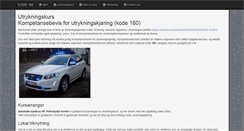 Desktop Screenshot of kode160.no